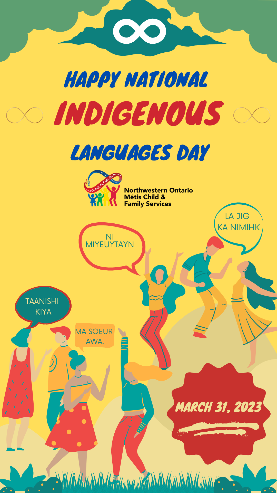 Happy National Indigenous Languages Day Northwestern Ontario Métis